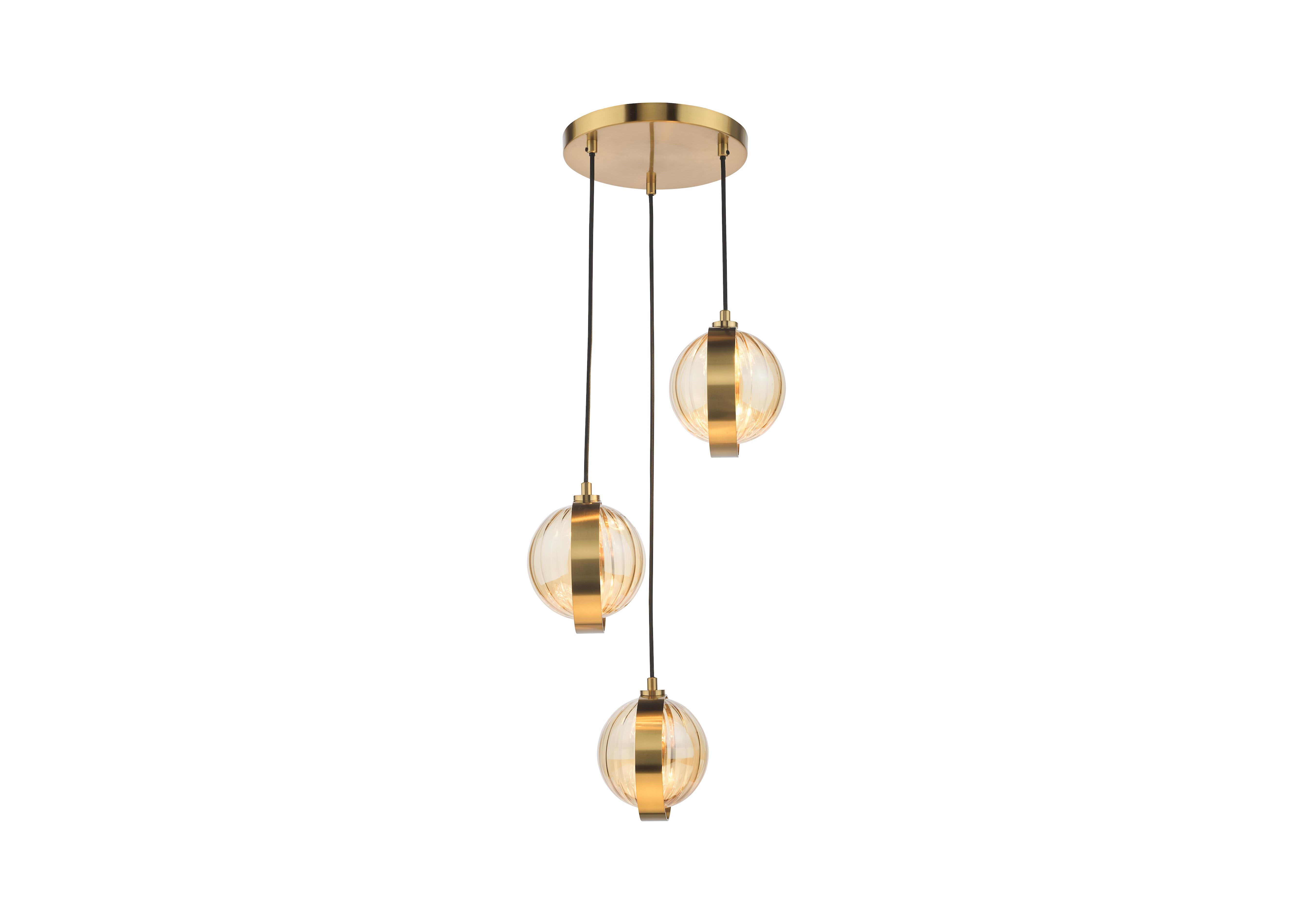 Oralia 3 Light Cluster Pendant in  on Furniture Village