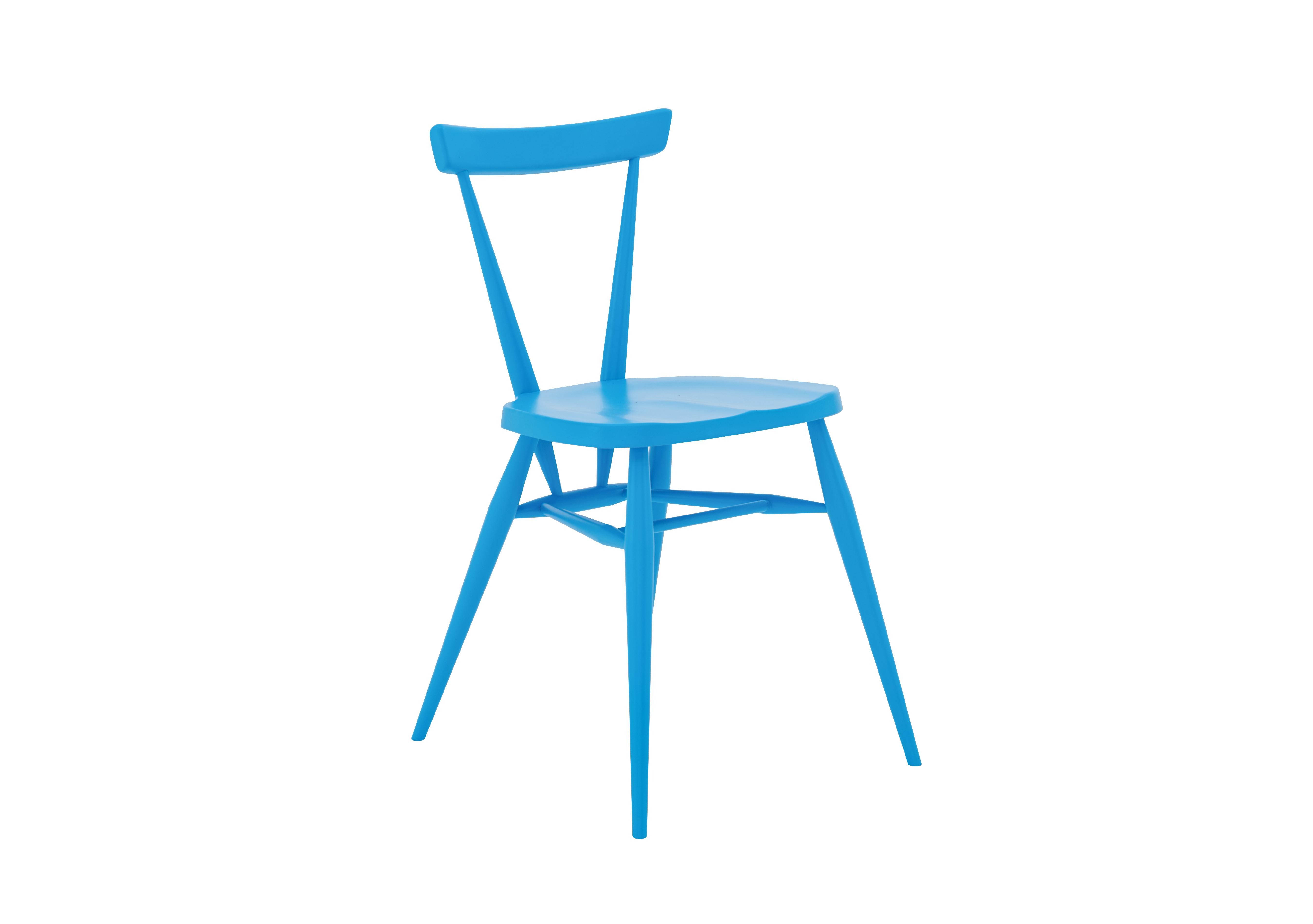 Originals Cyan Blue Stacking Chair in  on Furniture Village