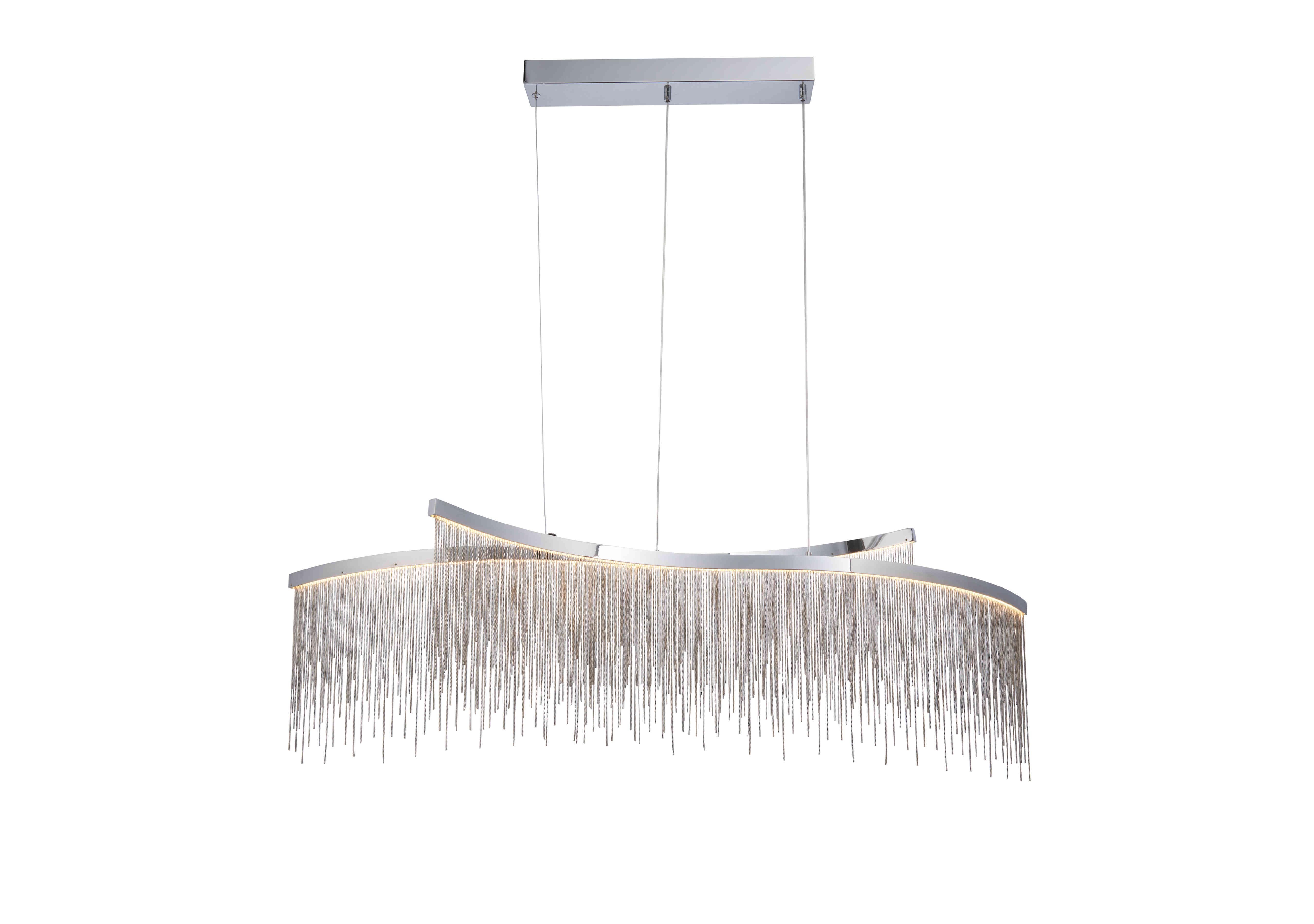 Ophelia 1 Light Pendant in  on Furniture Village