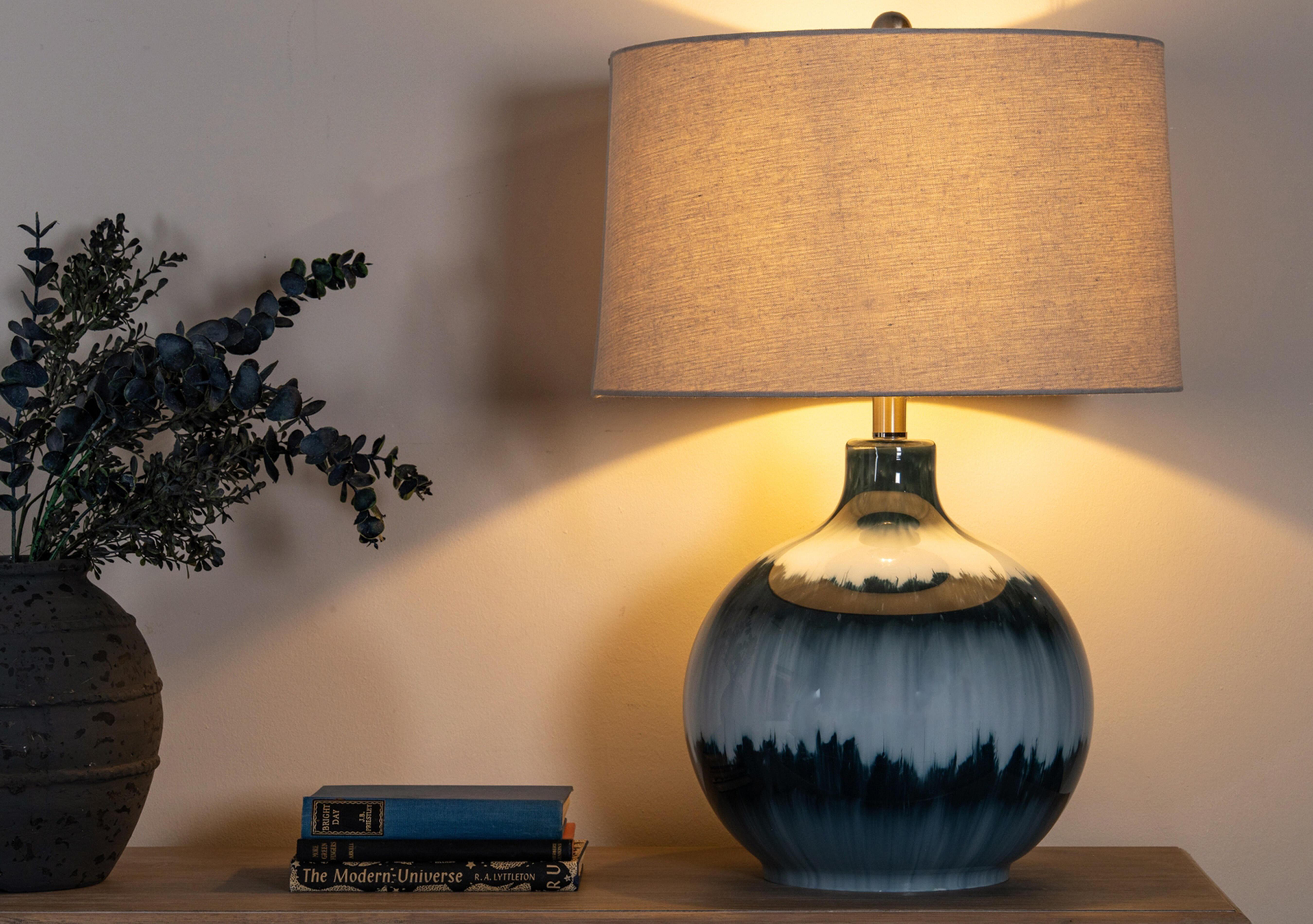 Ocean Shadows Table Lamp in  on Furniture Village