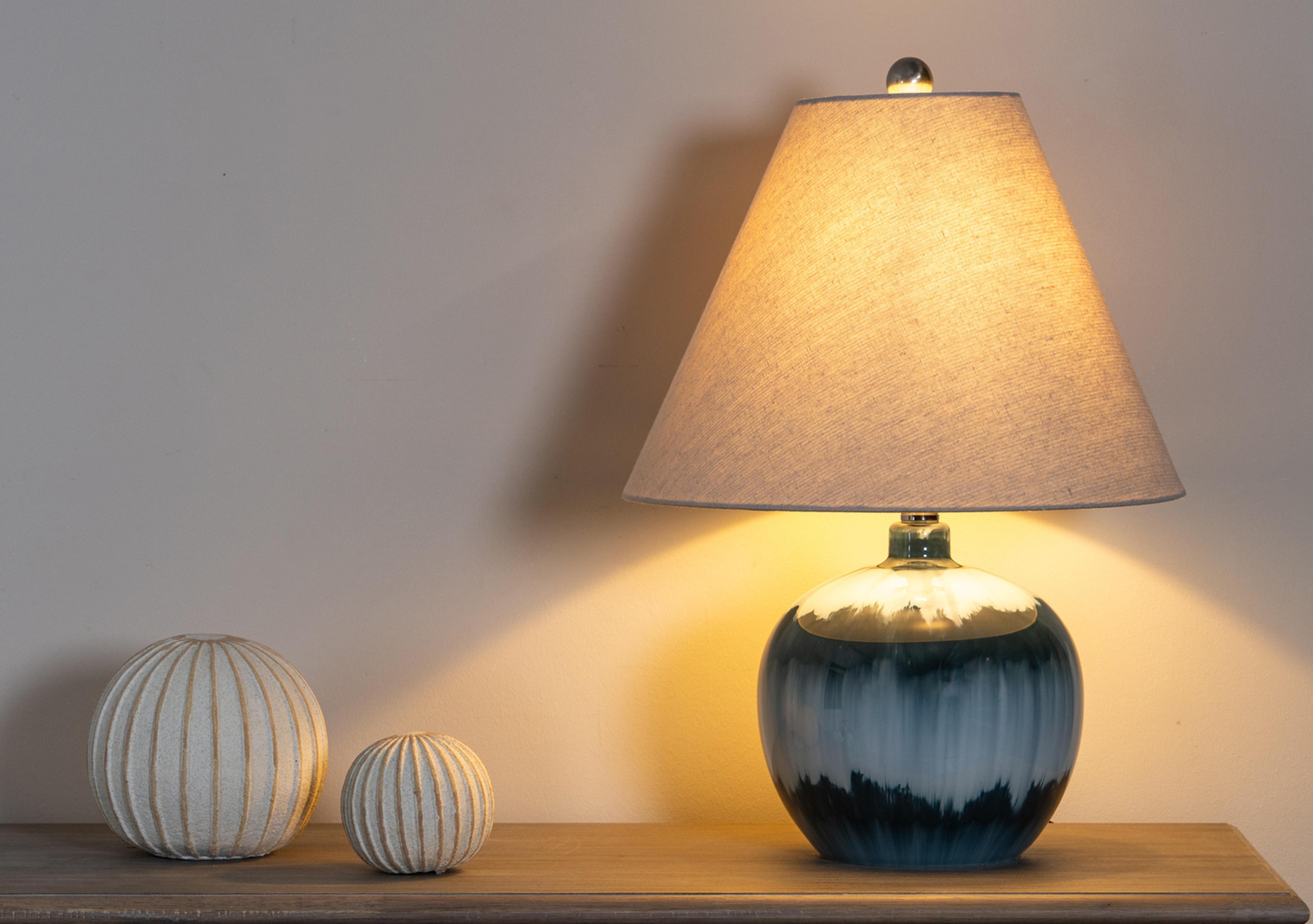 Ocean Shadows Small Table Lamp in  on Furniture Village