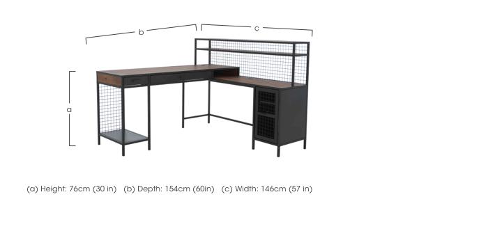 Otis Corner Desk in  on Furniture Village