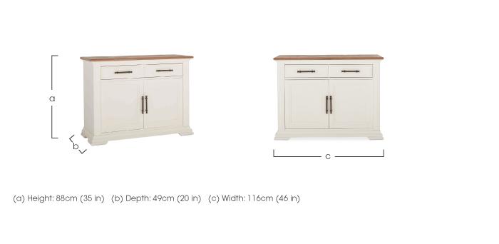 Pattern Narrow Sideboard in  on Furniture Village