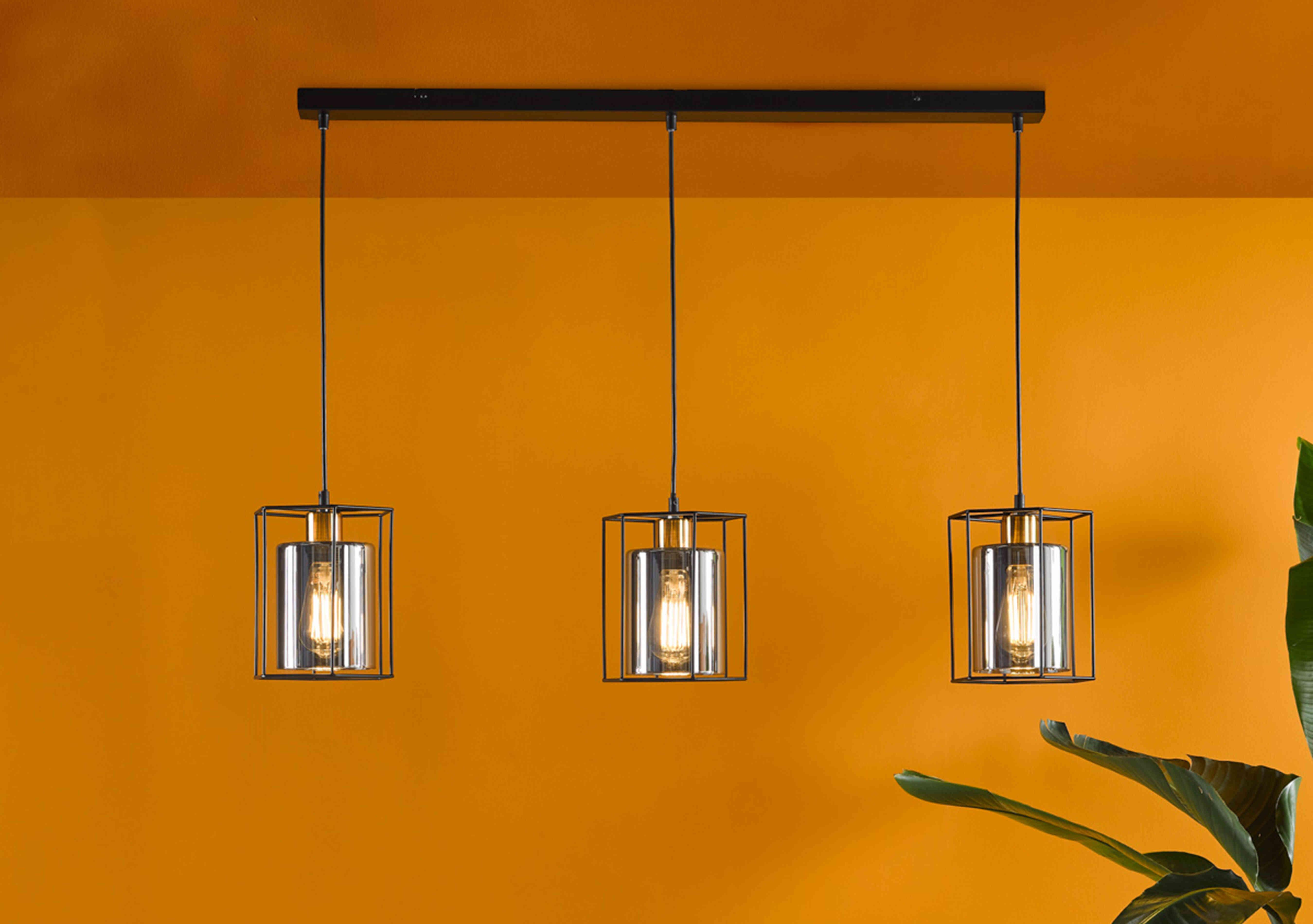 Paxley Bar 3 Light Pendant in  on Furniture Village