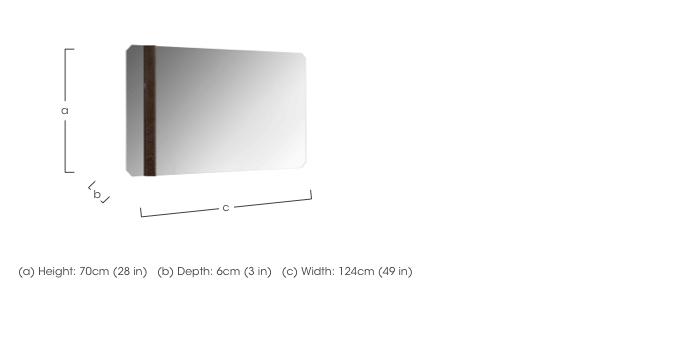 Palazzo Bedroom Mirror in  on Furniture Village