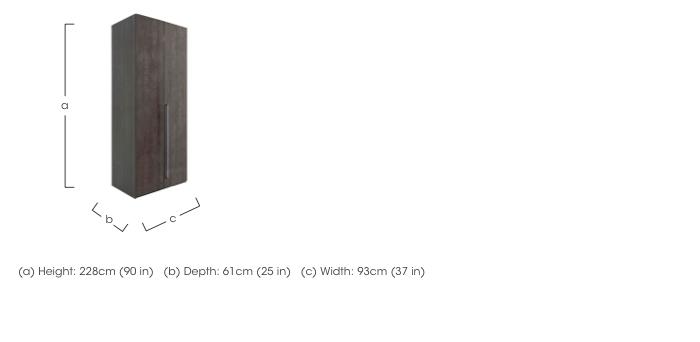 Palazzo 2 Door Wardrobe in  on Furniture Village