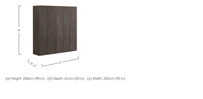 Palazzo 5 Door Wardrobe in  on Furniture Village