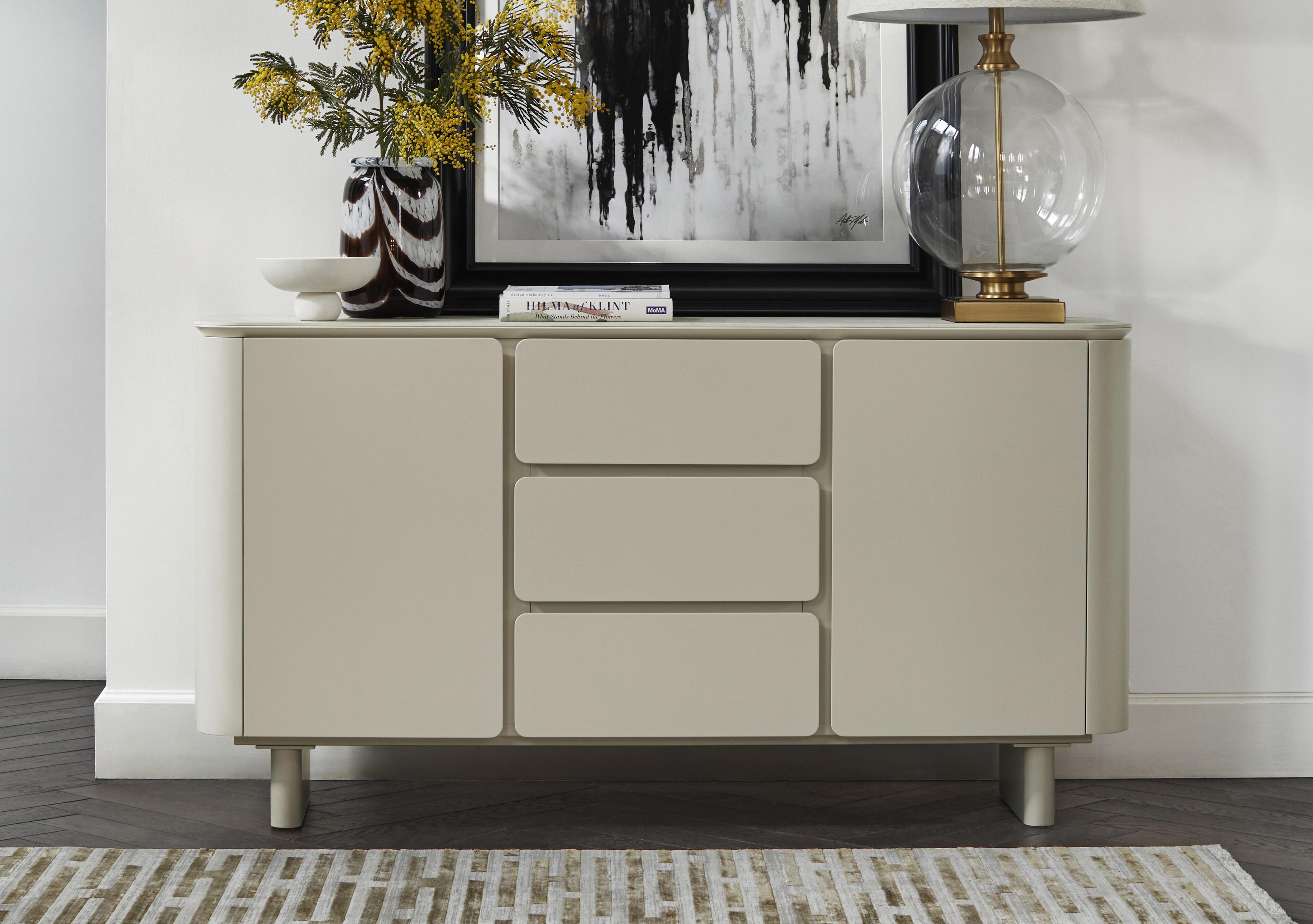 Pebble 2 Door 3 Drawer Sideboard in  on Furniture Village
