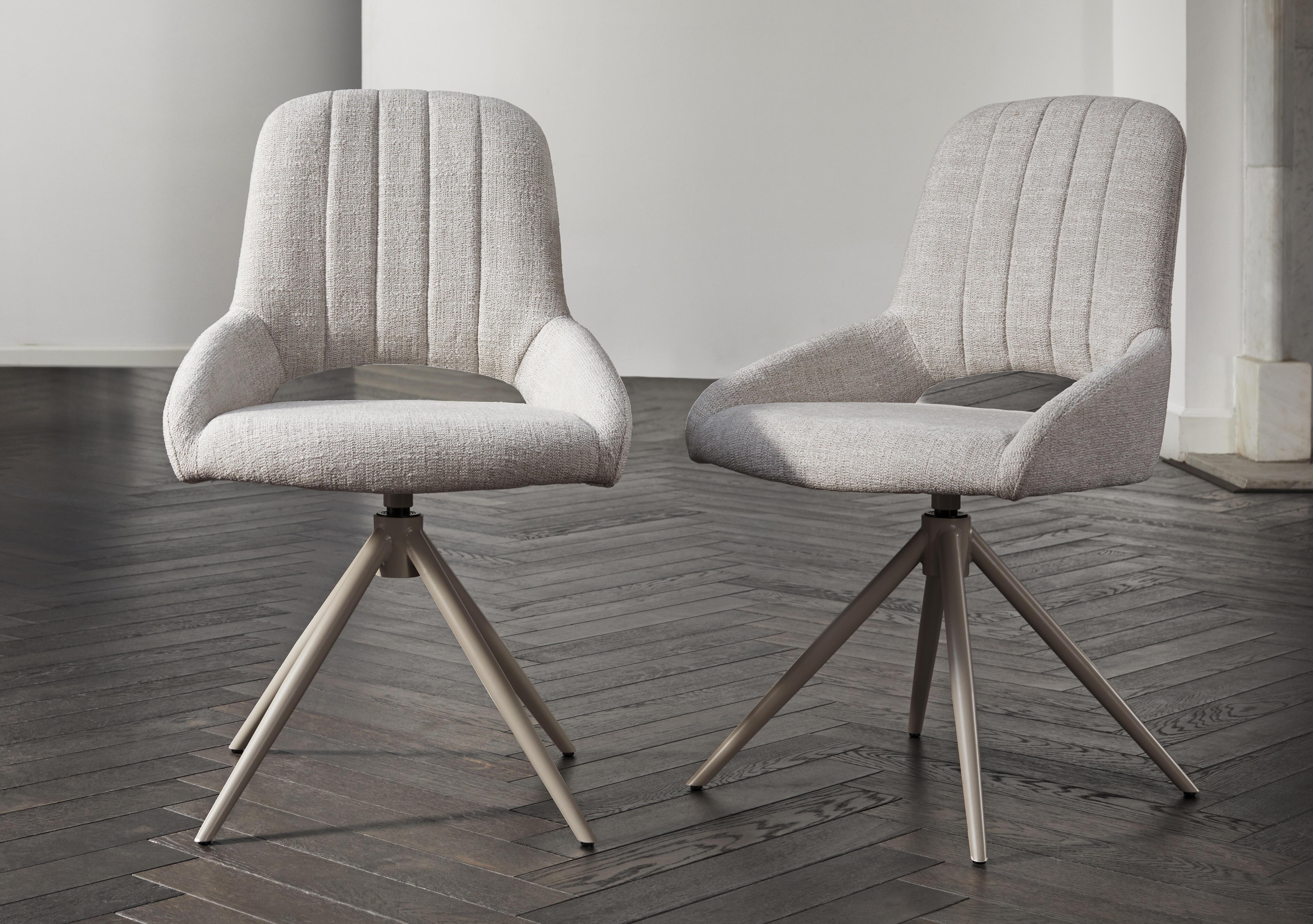 Pebble Pair of Swivel Dining Chairs in  on Furniture Village