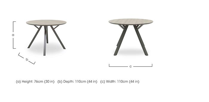 Pedro Round Dining Table in  on Furniture Village