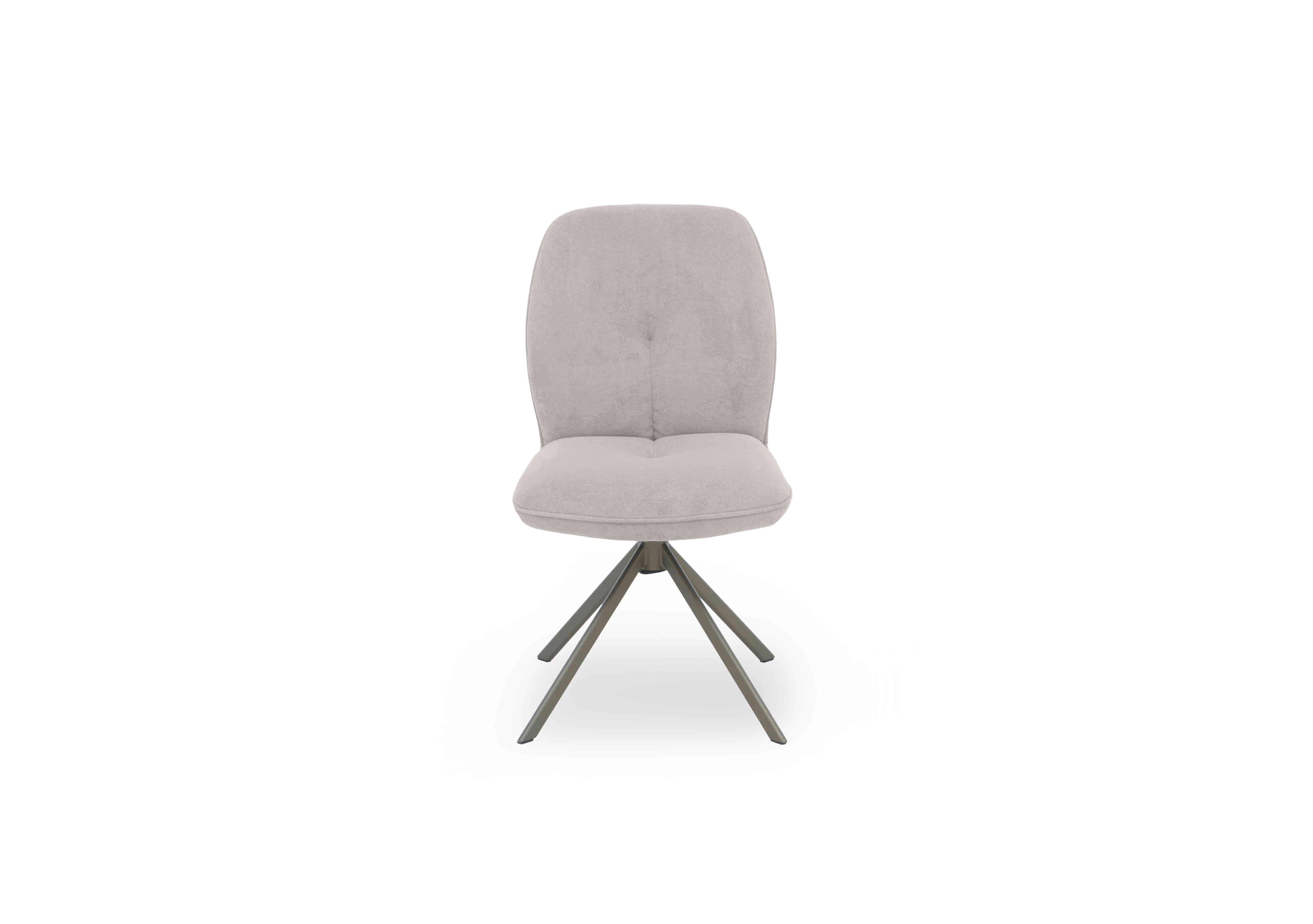 Perla Fabric Swivel Dining Chair in  on Furniture Village