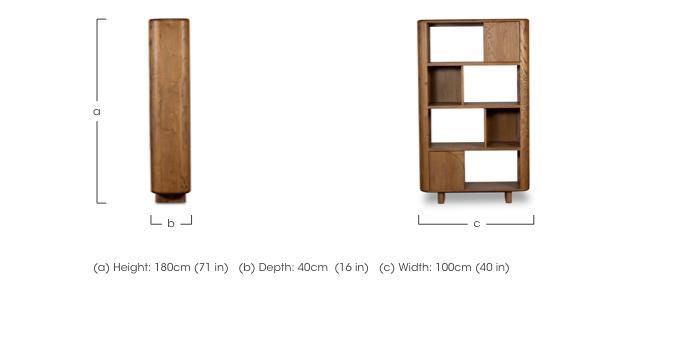 Pien Oak Bookcase in  on Furniture Village