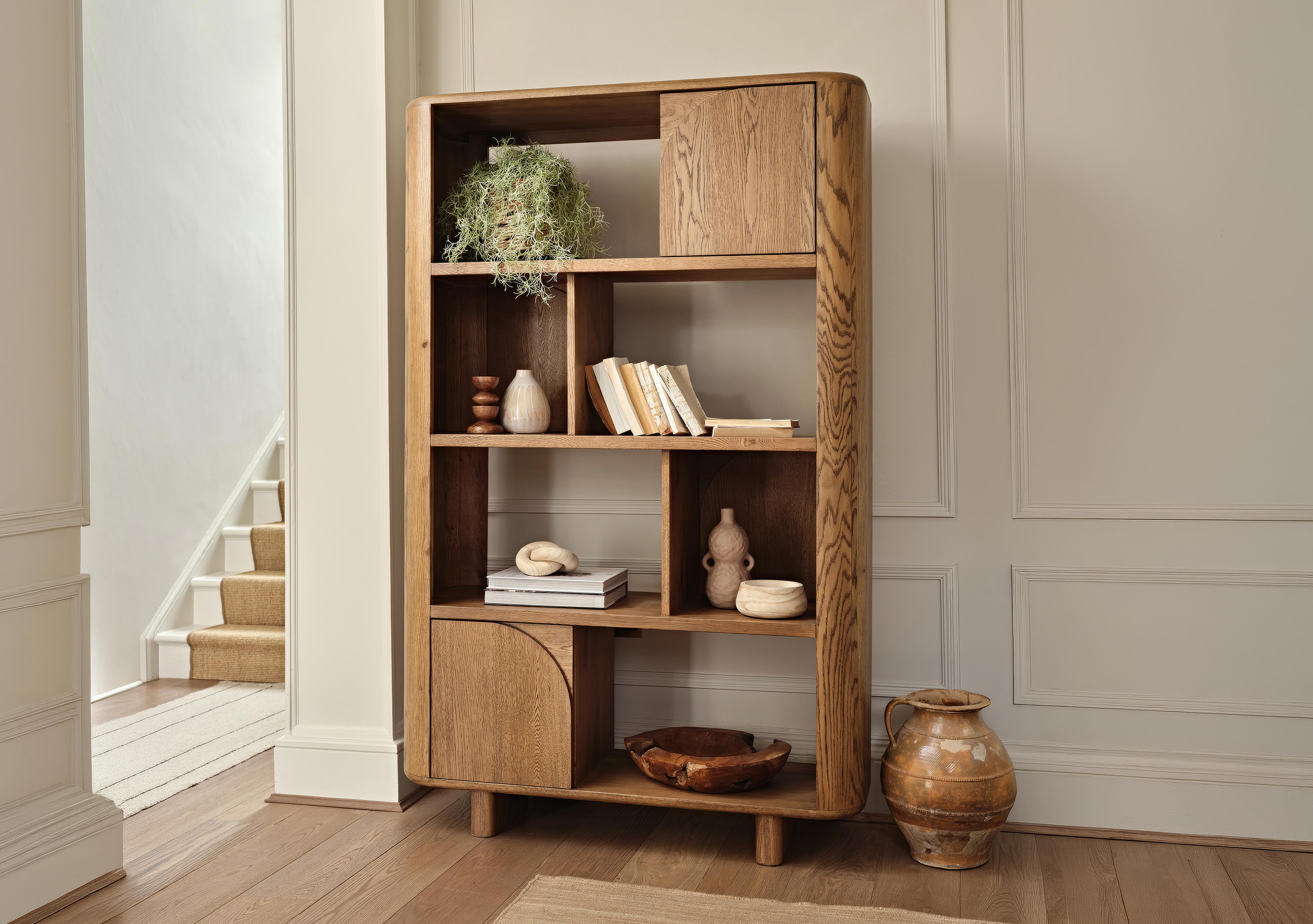 Pien Oak Bookcase in  on Furniture Village
