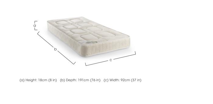 Platinum Bunk Bed Mattress in  on Furniture Village