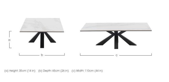 Phoenix Coffee Table in  on Furniture Village