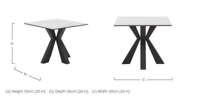 Phoenix Lamp Table in  on Furniture Village