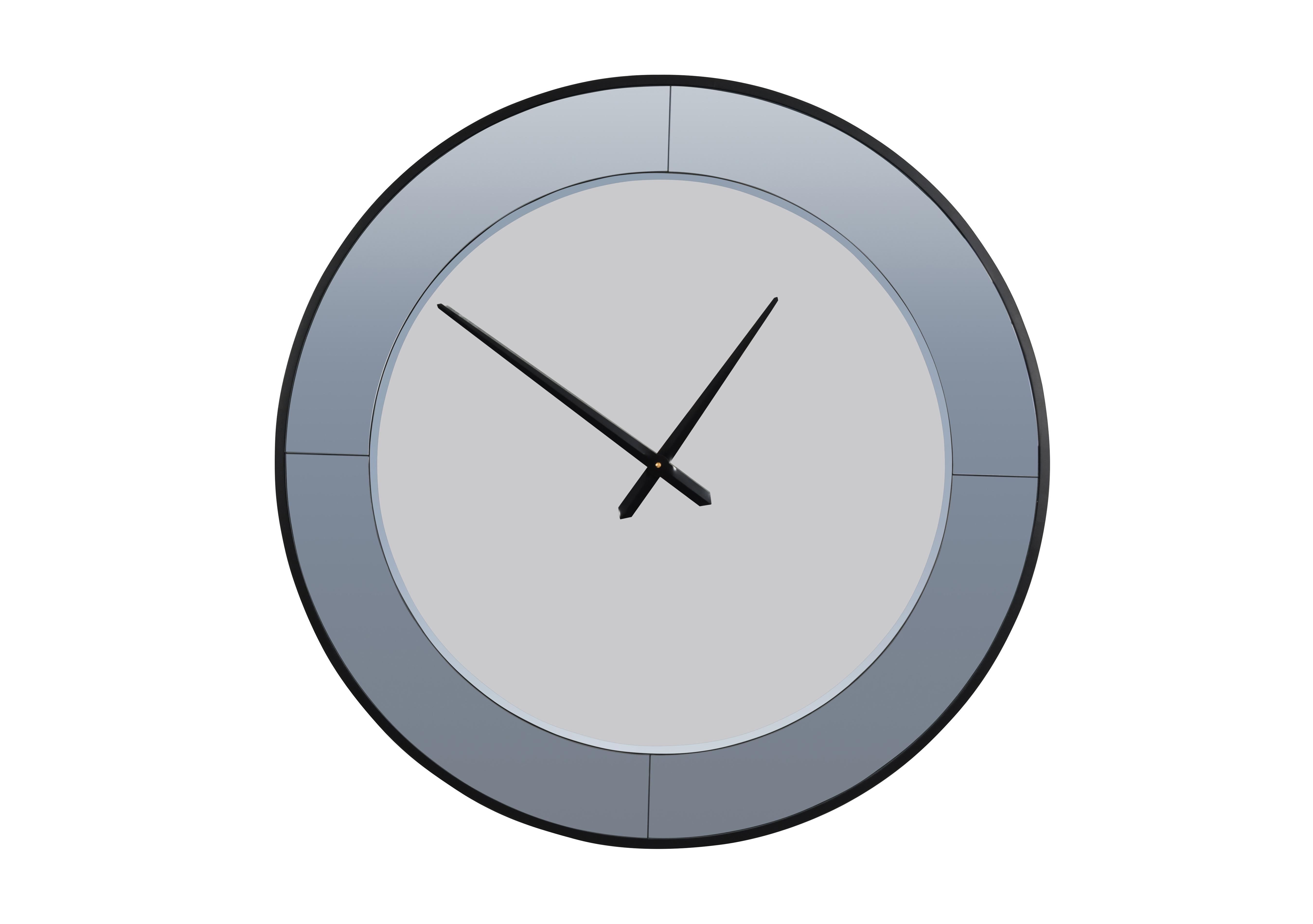 Portia Mirrored Wall Clock in  on Furniture Village