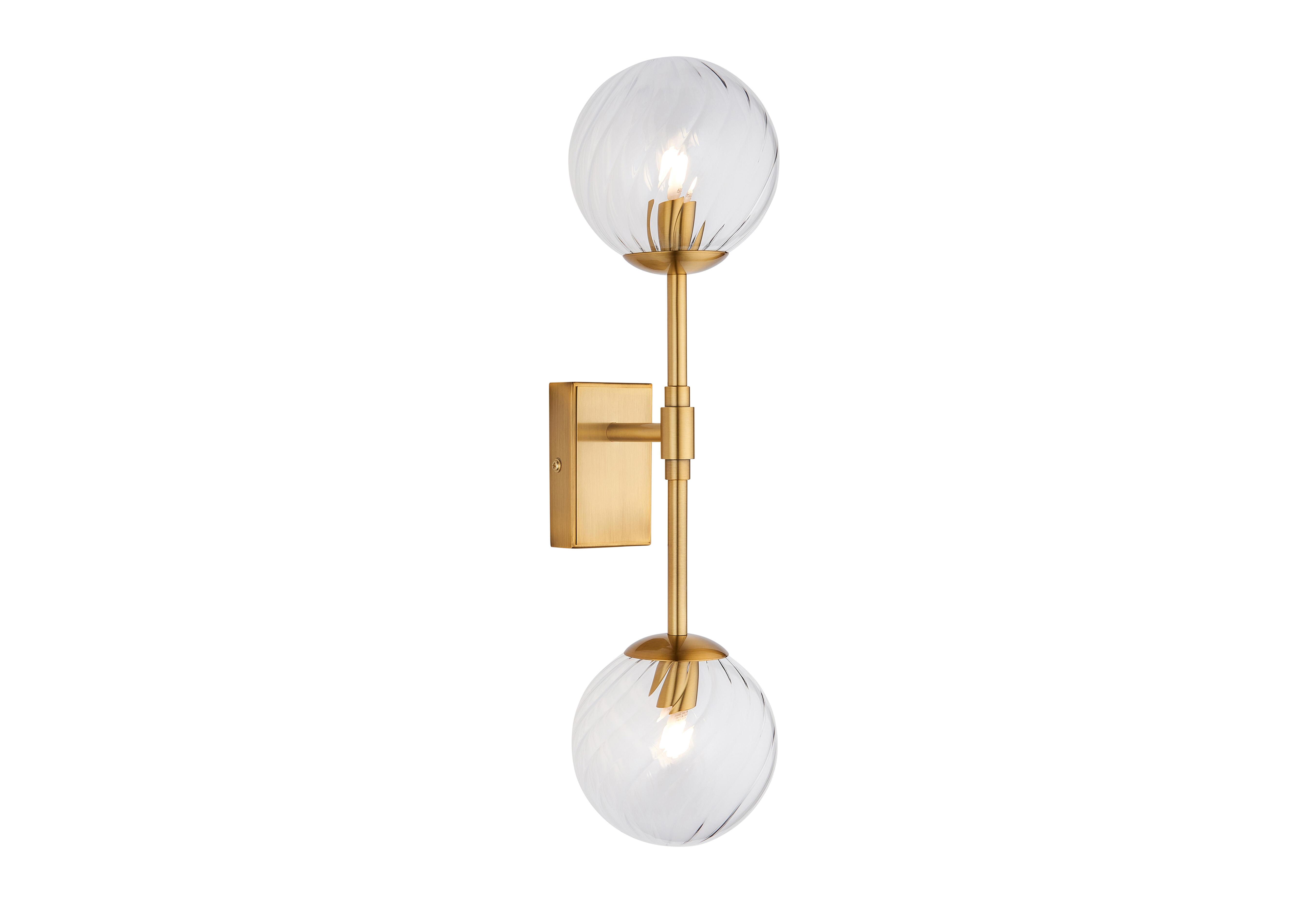 Paraguay 2 Light Wall Light in  on Furniture Village