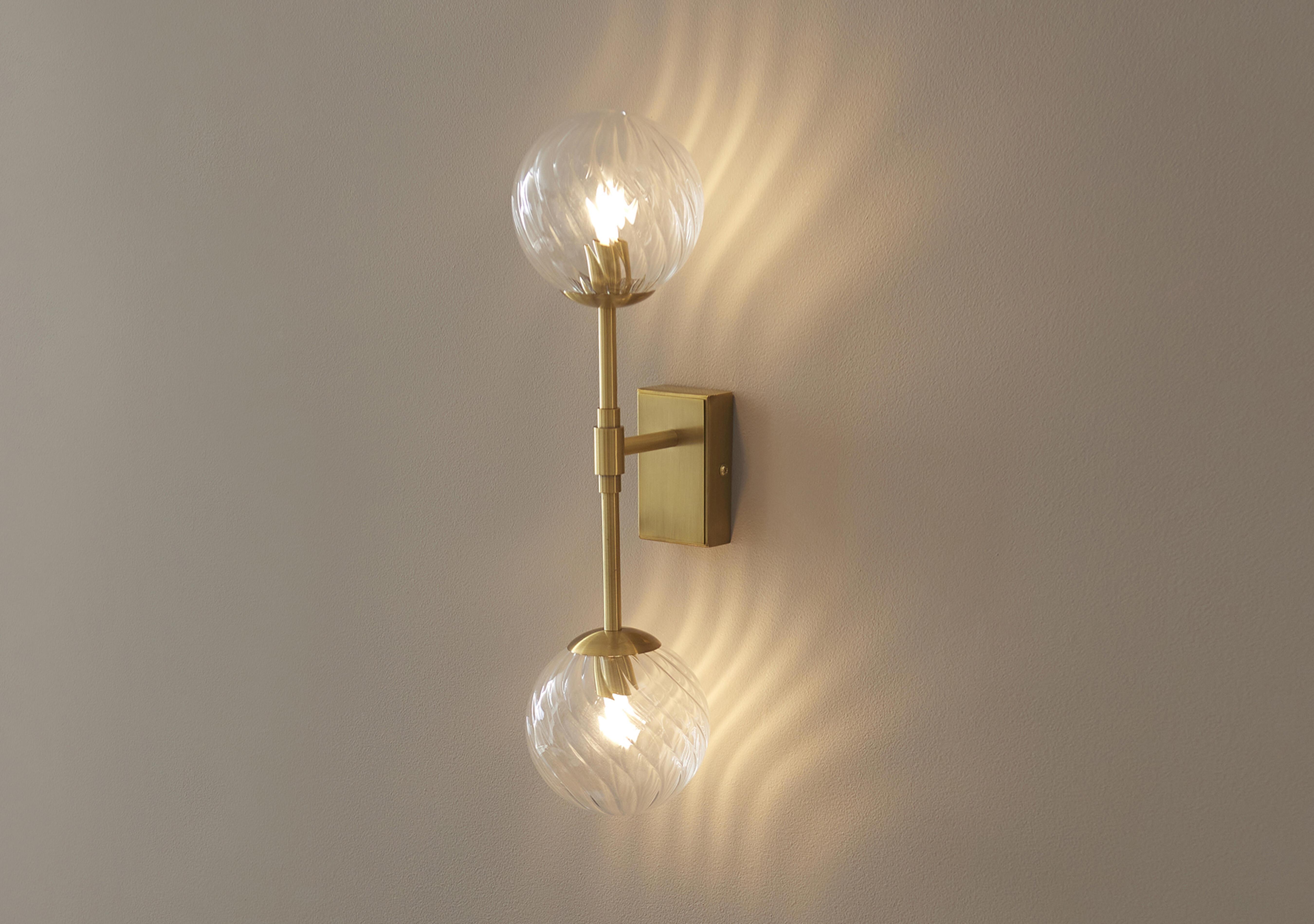 Paraguay 2 Light Wall Light in  on Furniture Village