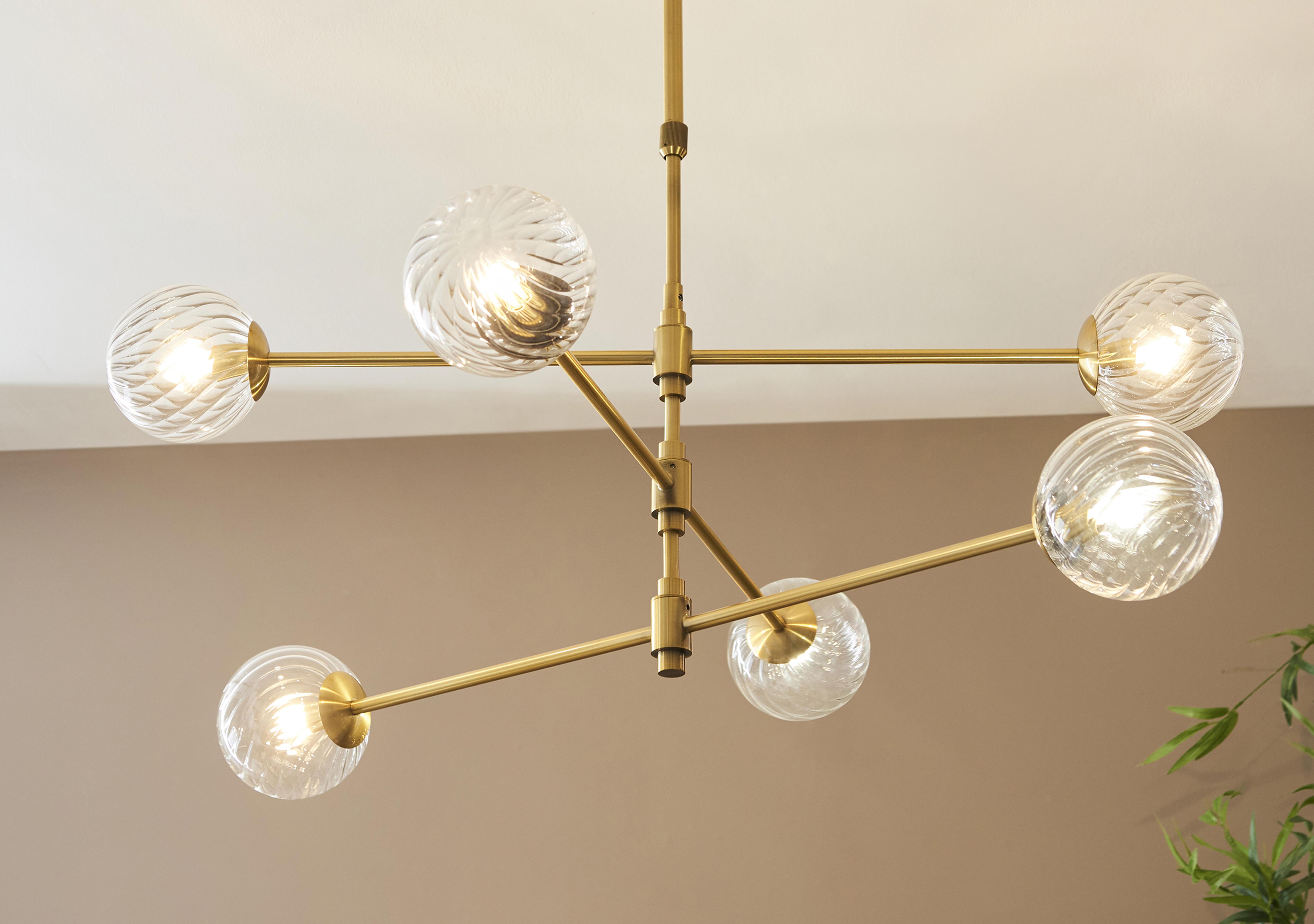 Paraguay 6 Light Ceiling Pendant in  on Furniture Village