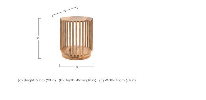 Paros Side Table in  on Furniture Village