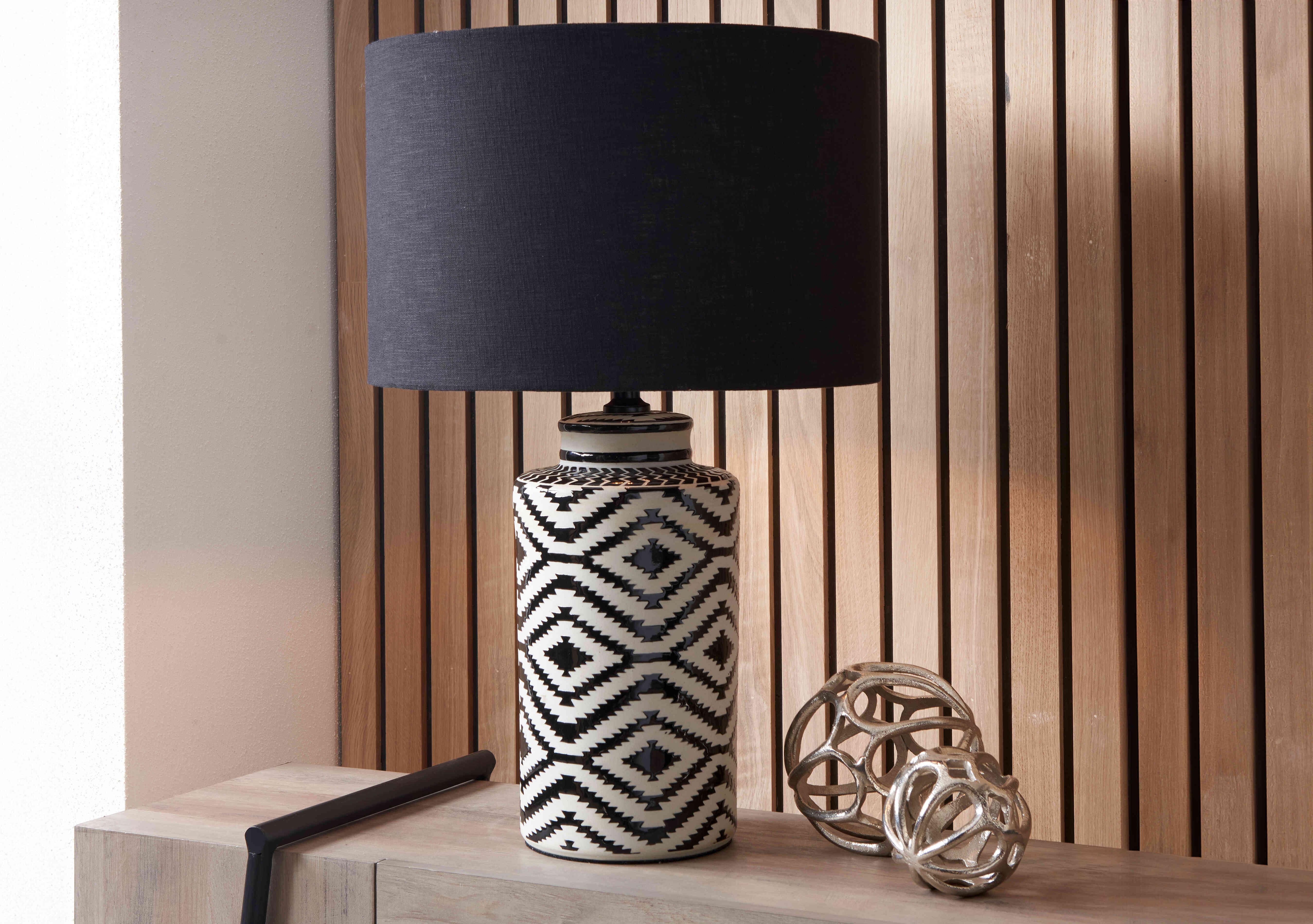 Petra Table Lamp in  on Furniture Village