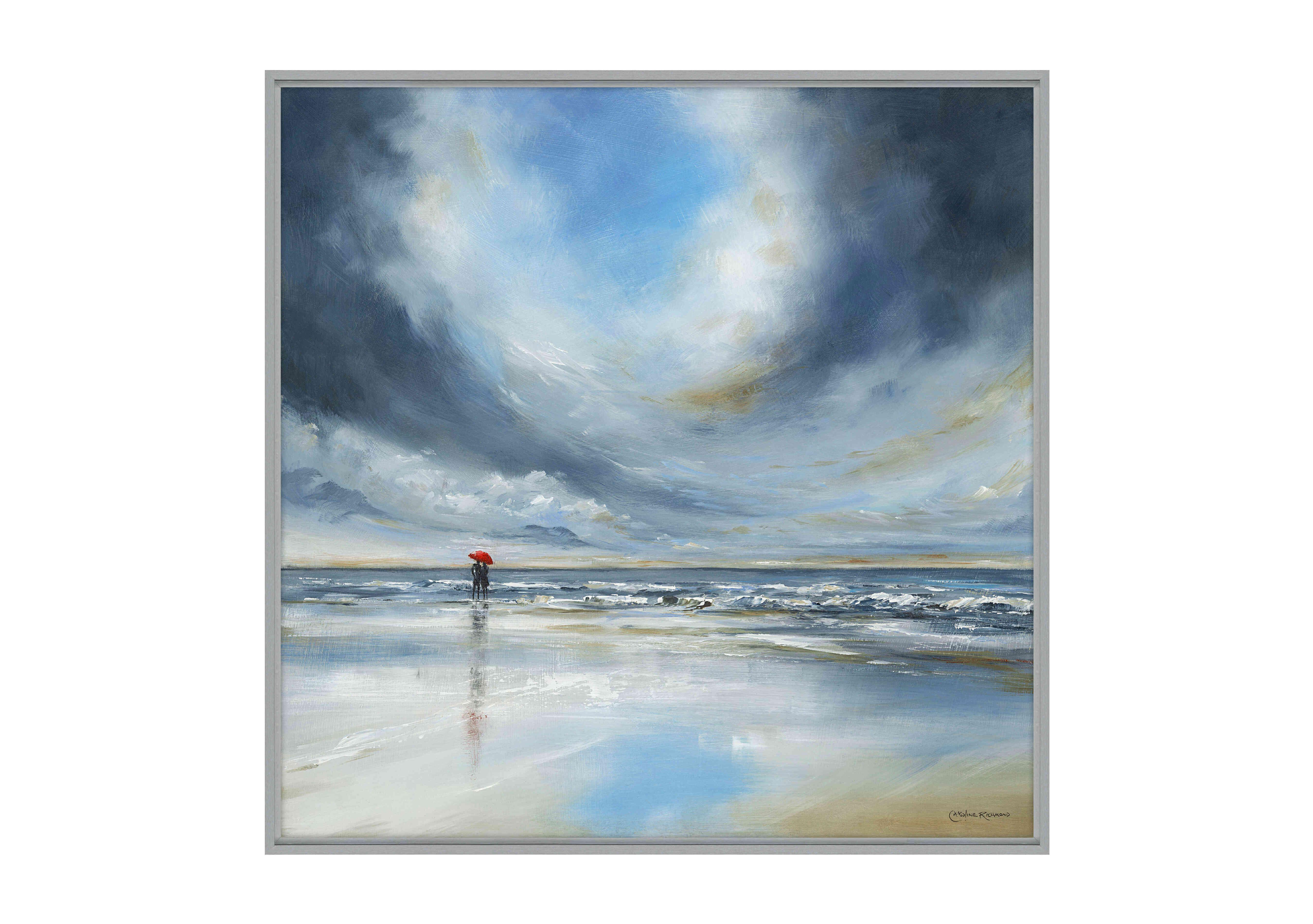 Quiet Storm Framed Canvas in  on Furniture Village