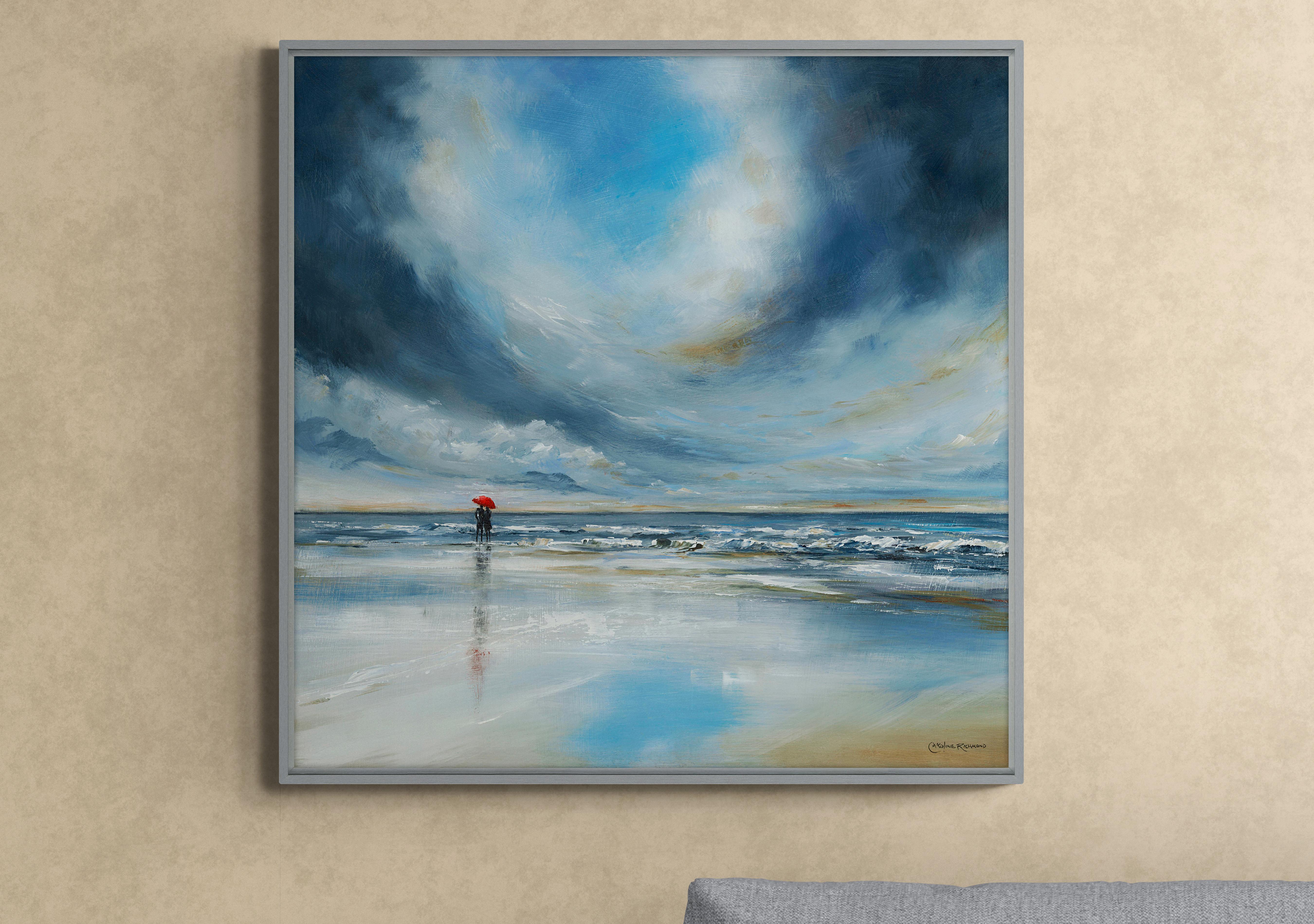 Quiet Storm Framed Canvas in  on Furniture Village