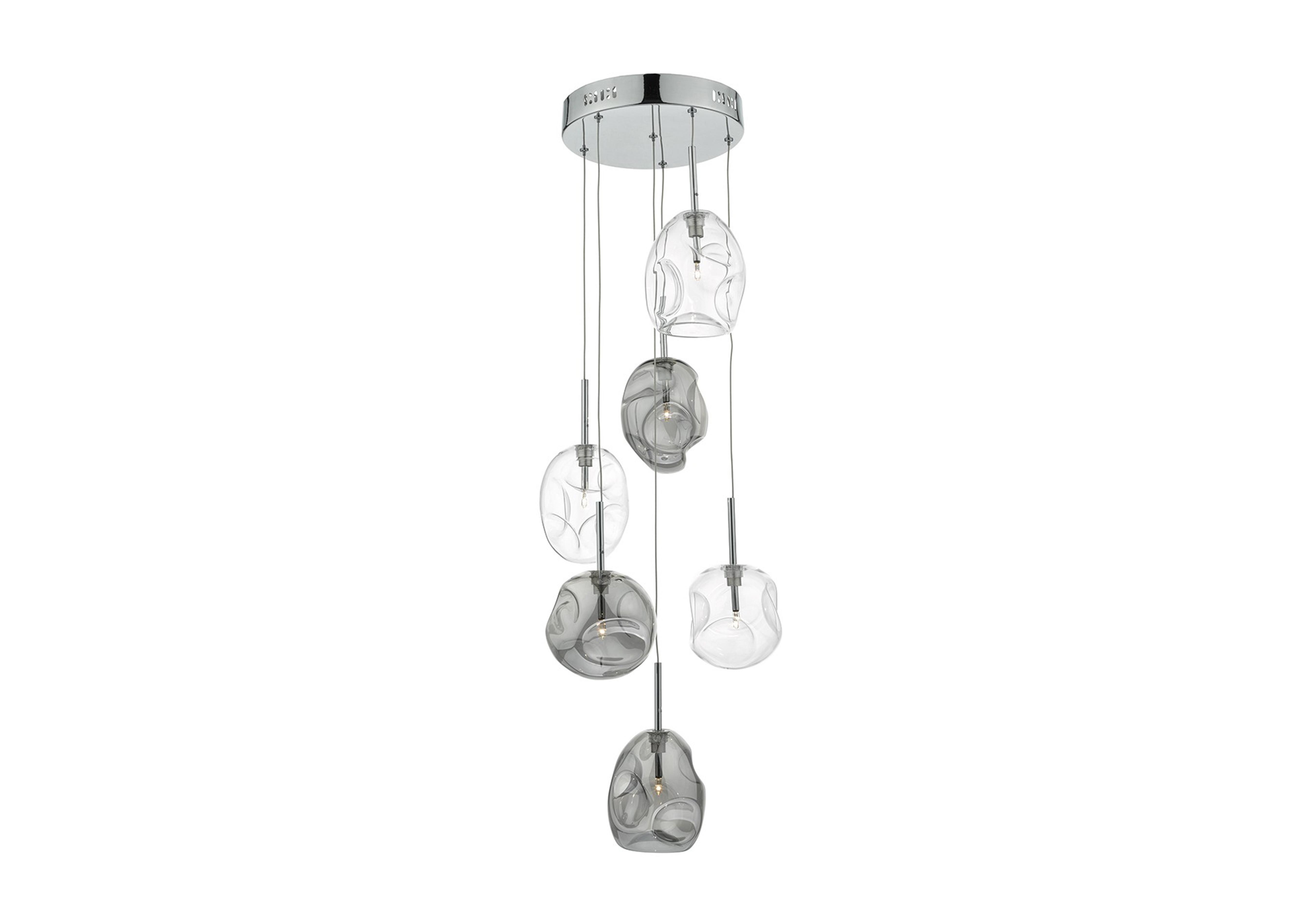 Quinn 6 Light Cluster Ceiling Light in  on Furniture Village