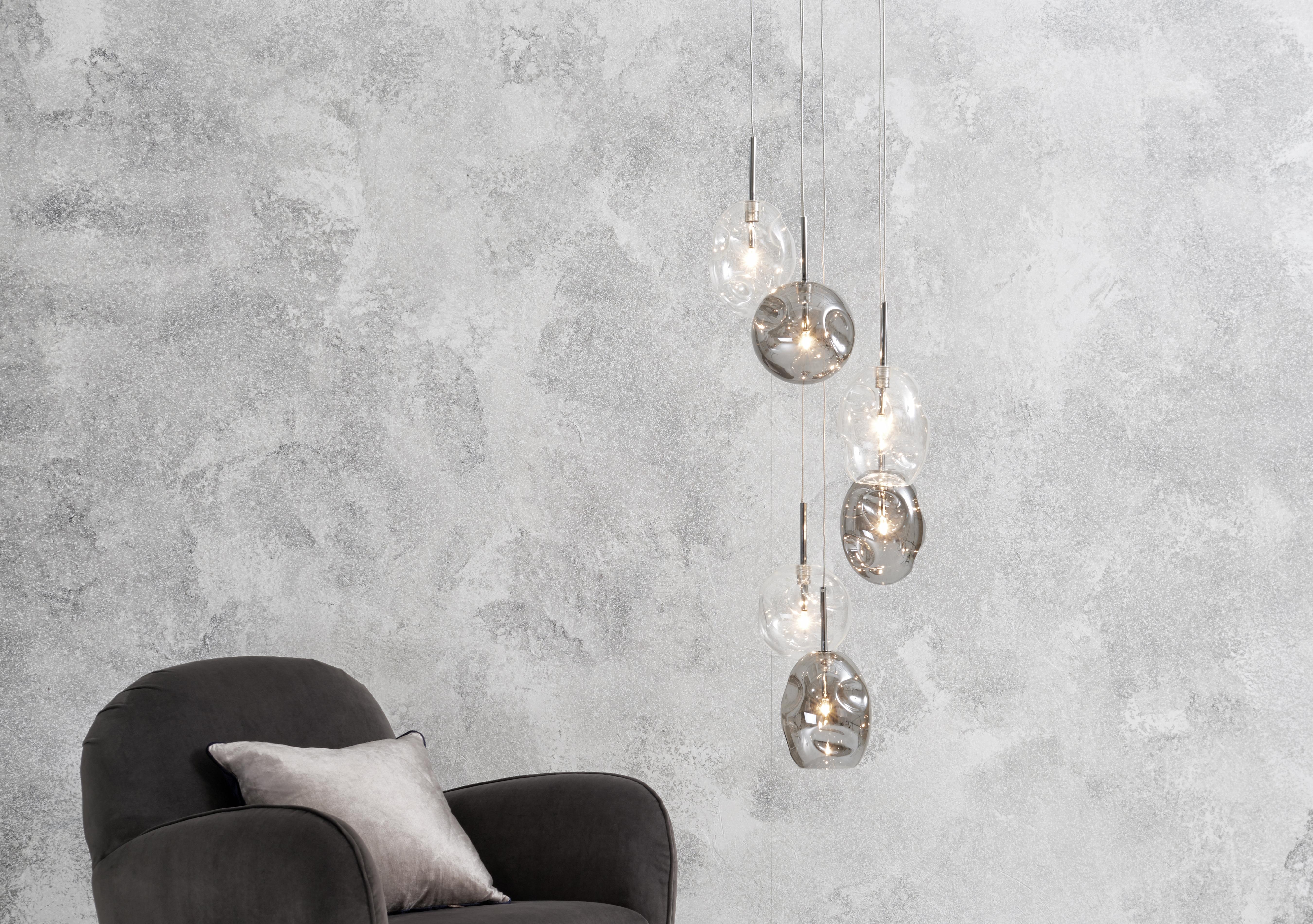 Quinn 6 Light Cluster Ceiling Light in  on Furniture Village