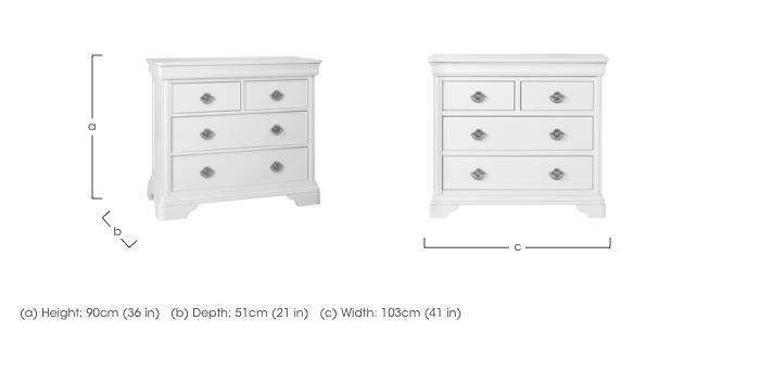 Ruby 2 + 2 Drawer Chest in  on Furniture Village