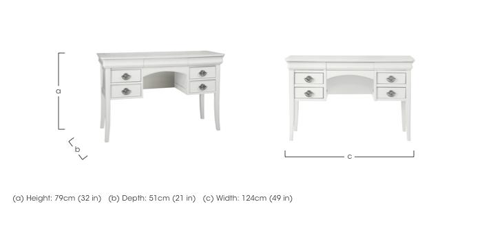 Ruby Dressing Table in  on Furniture Village