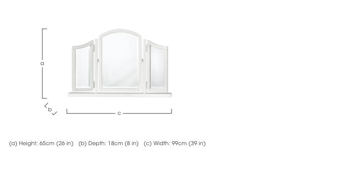 Ruby Gallery Mirror in  on Furniture Village