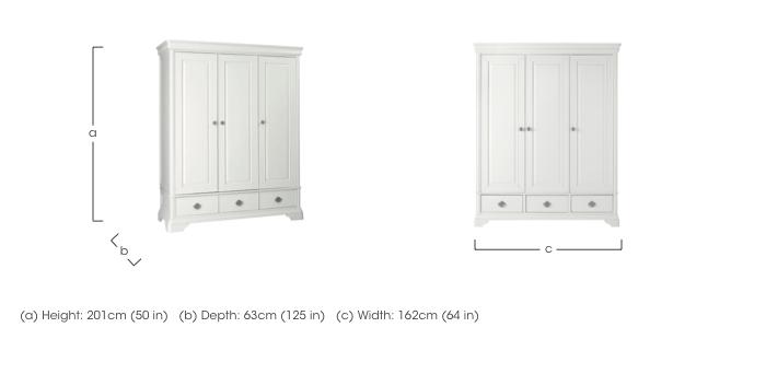Ruby Triple Wardrobe in  on Furniture Village