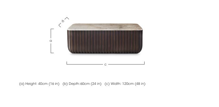 Rigato Coffee Table in  on Furniture Village