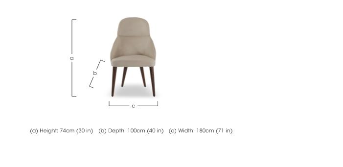 Rigato Dining Chair in  on Furniture Village