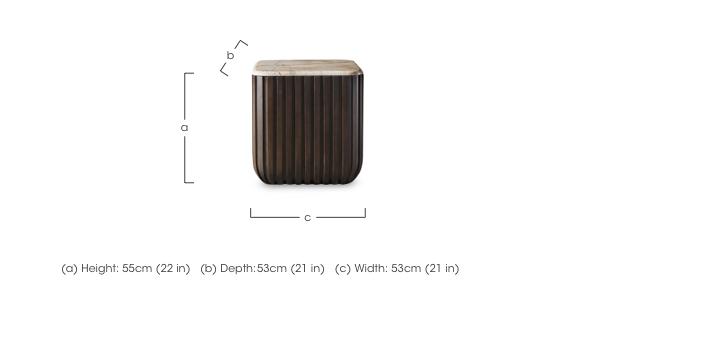 Rigato Lamp Table in  on Furniture Village