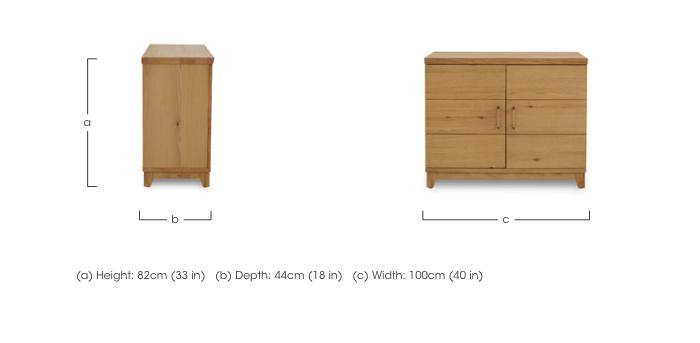 Riga 2 Door Sideboard in  on Furniture Village