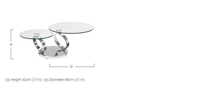 Rings Coffee Table in  on Furniture Village