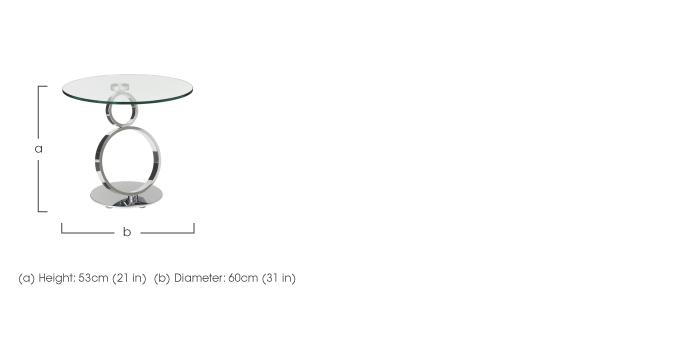 Rings Lamp Table in  on Furniture Village