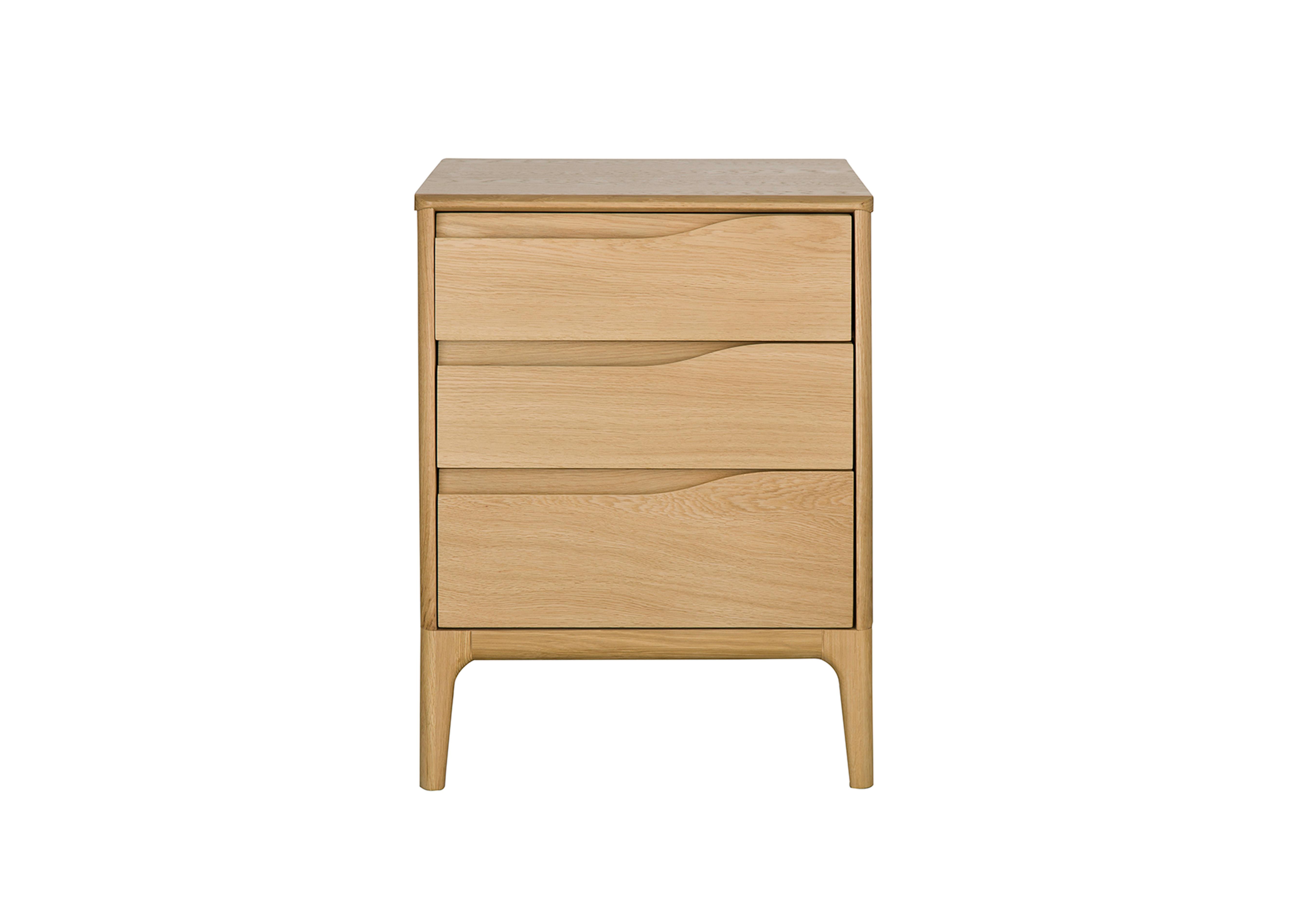 Rimini 3 Drawer Bedside Cabinet in  on Furniture Village