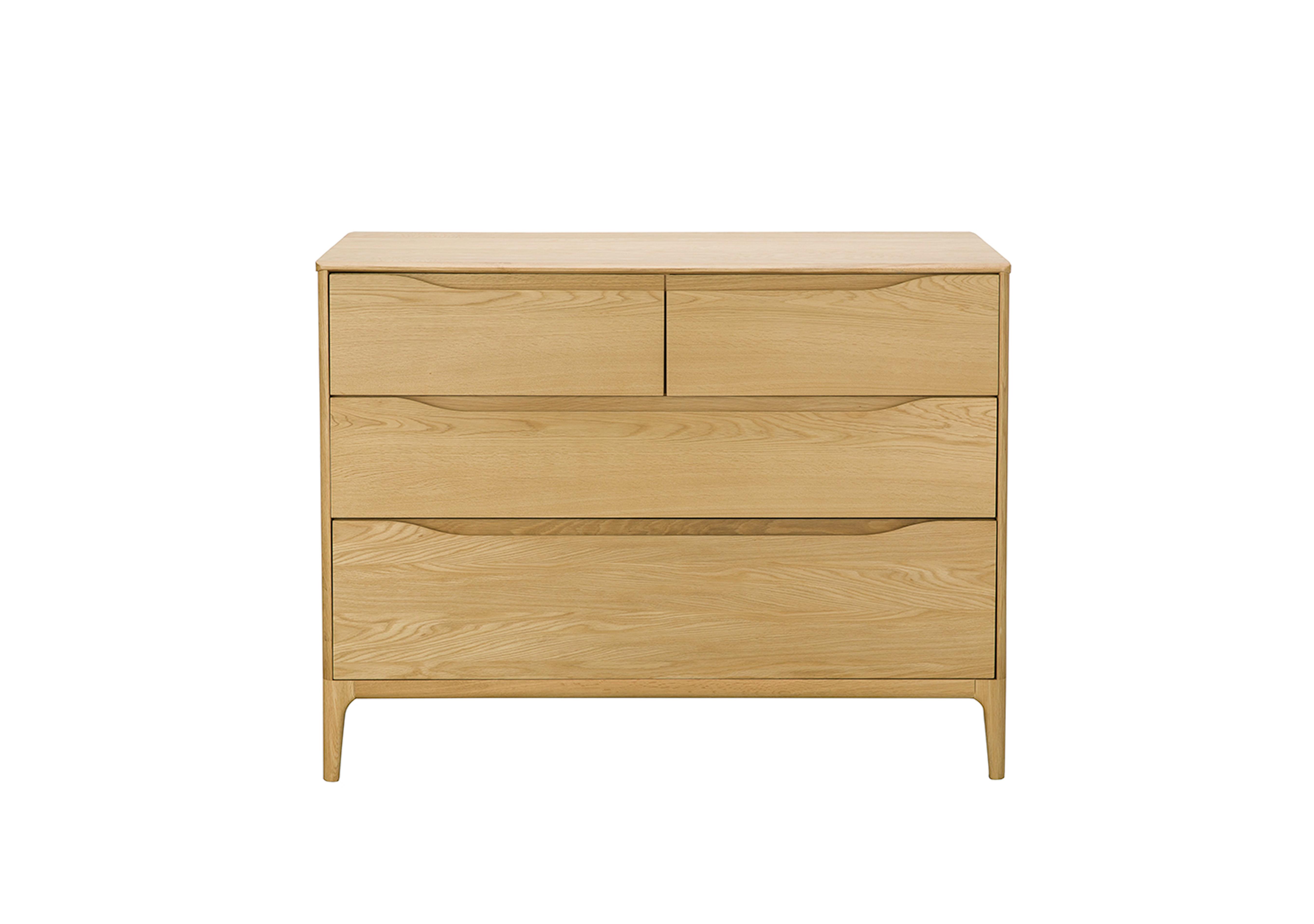 Rimini 4 Drawer Low Wide Chest in  on Furniture Village