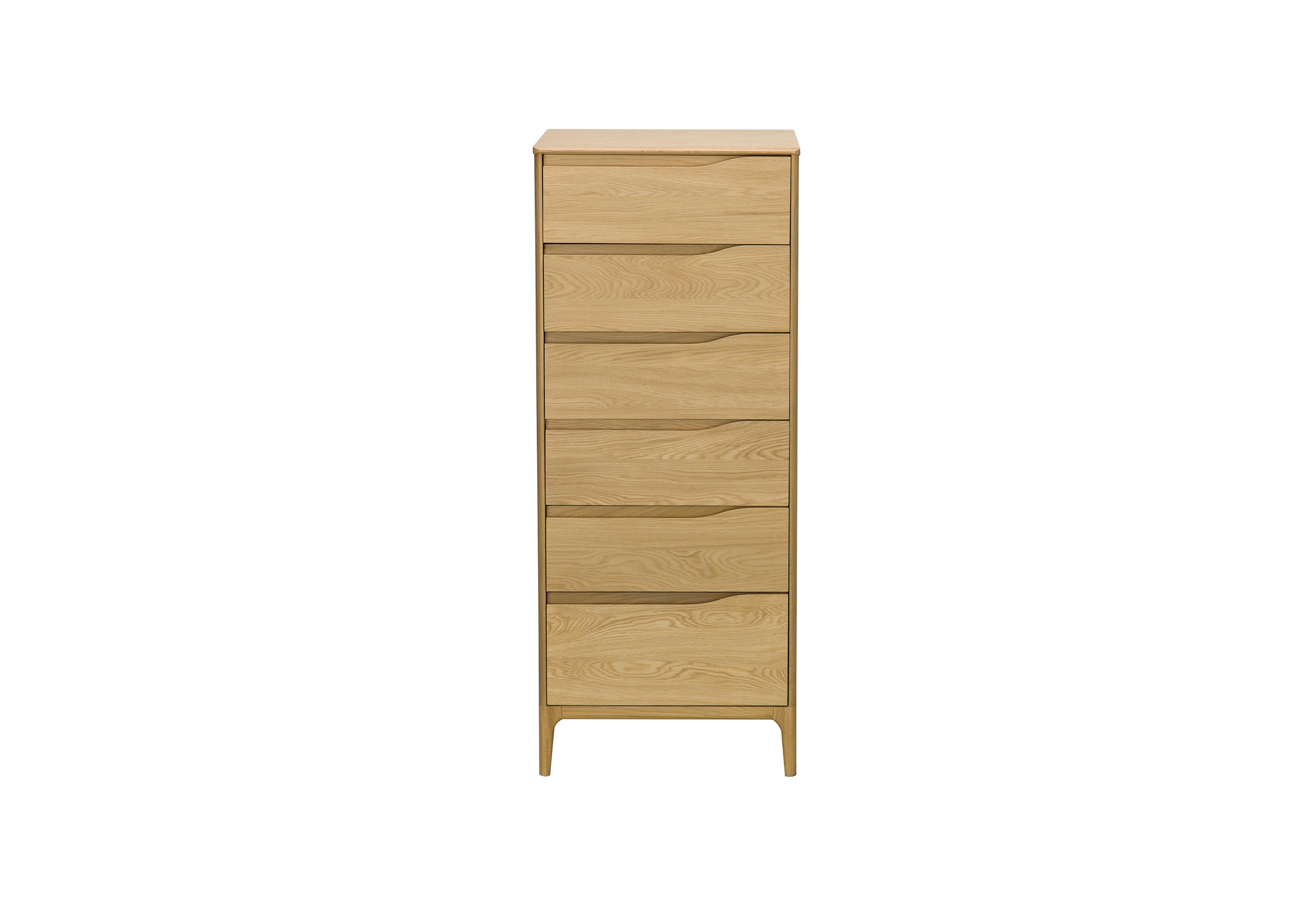 Rimini 6 Drawer Tall Chest in  on Furniture Village