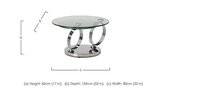 Rings Round Coffee Table in  on Furniture Village