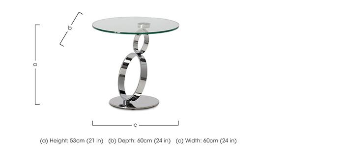 Rings Round Lamp Table in  on Furniture Village