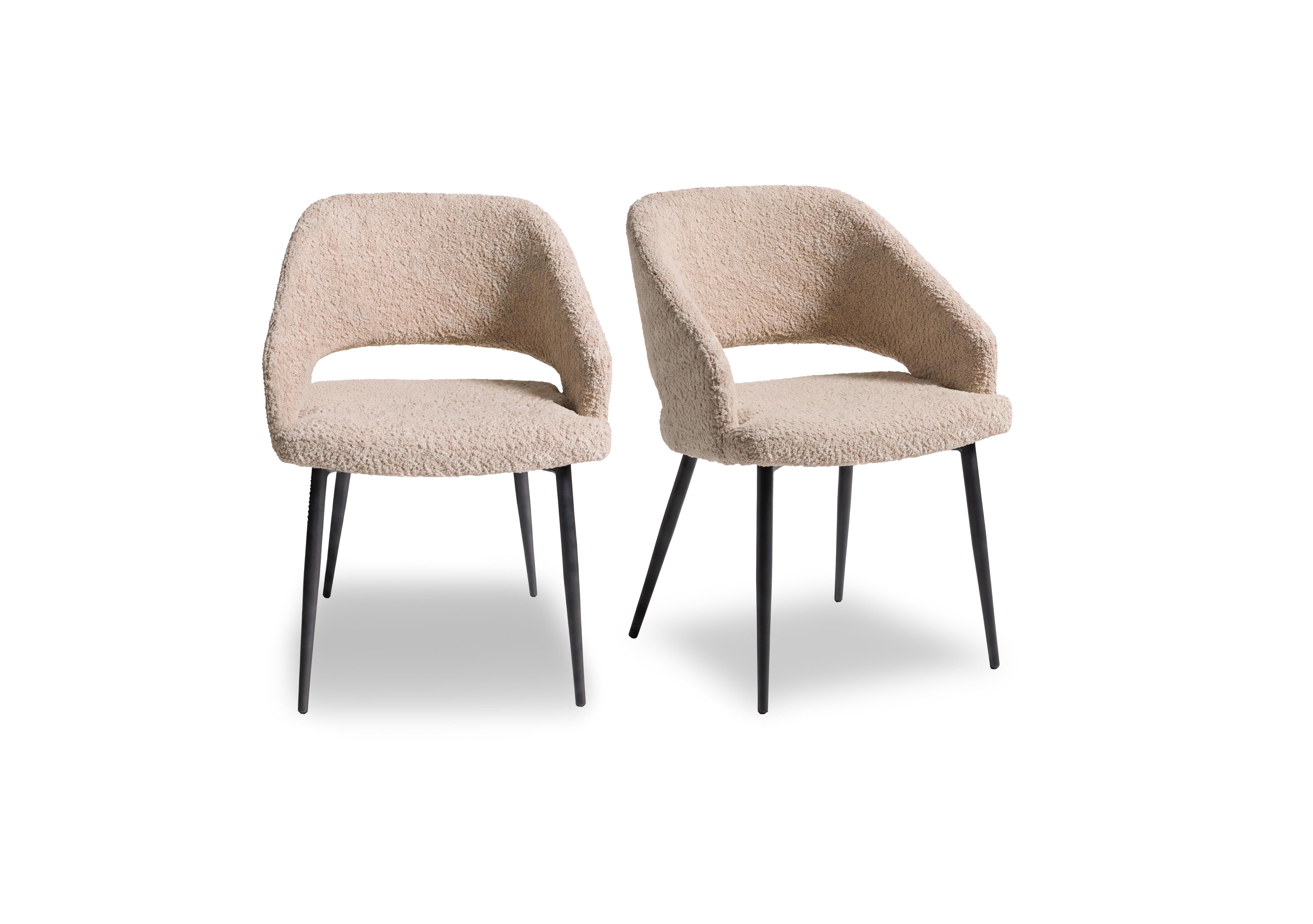 Romeo Pair of Fabric Dining Chairs in  on Furniture Village