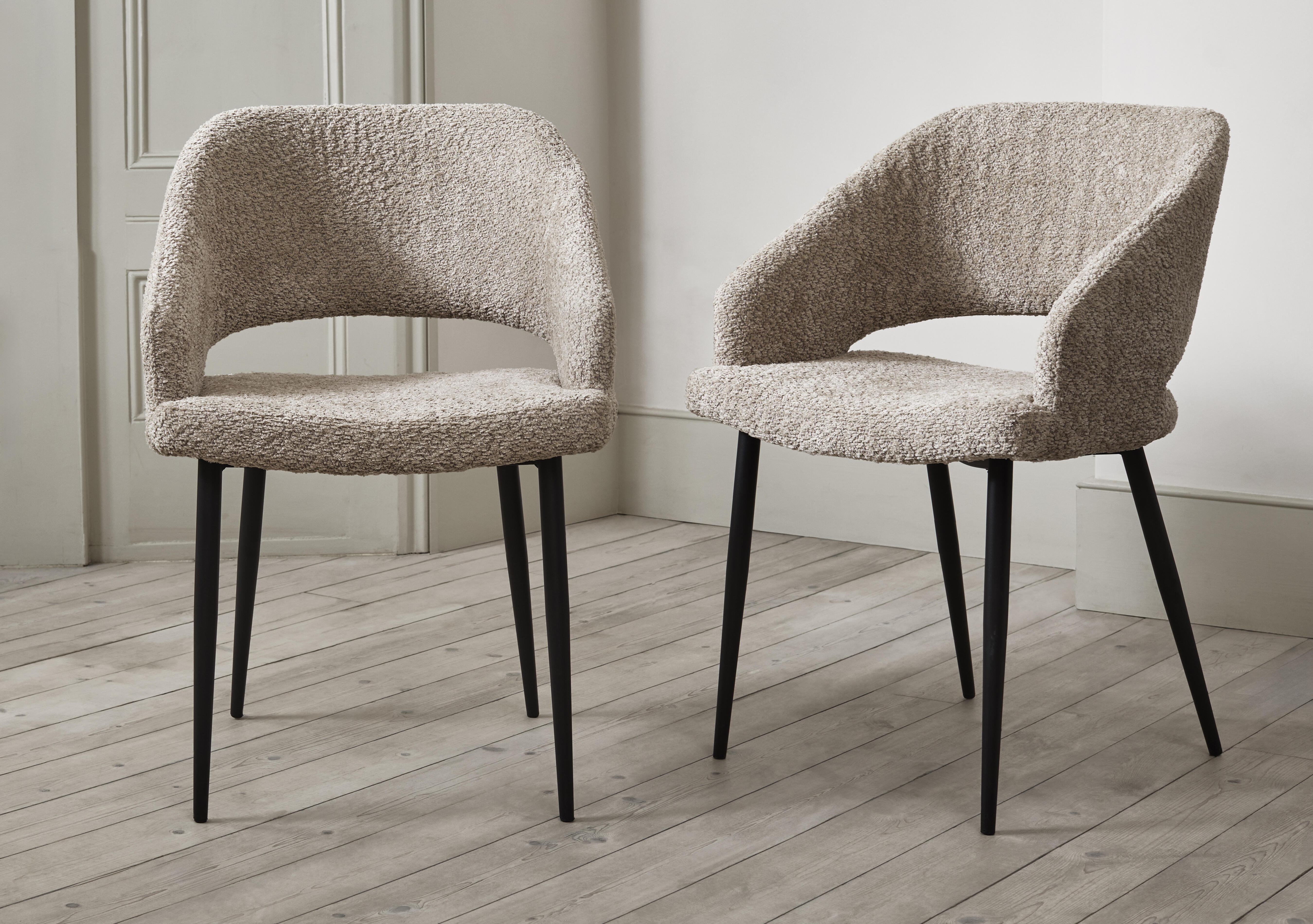 Romeo Pair of Fabric Dining Chairs in  on Furniture Village