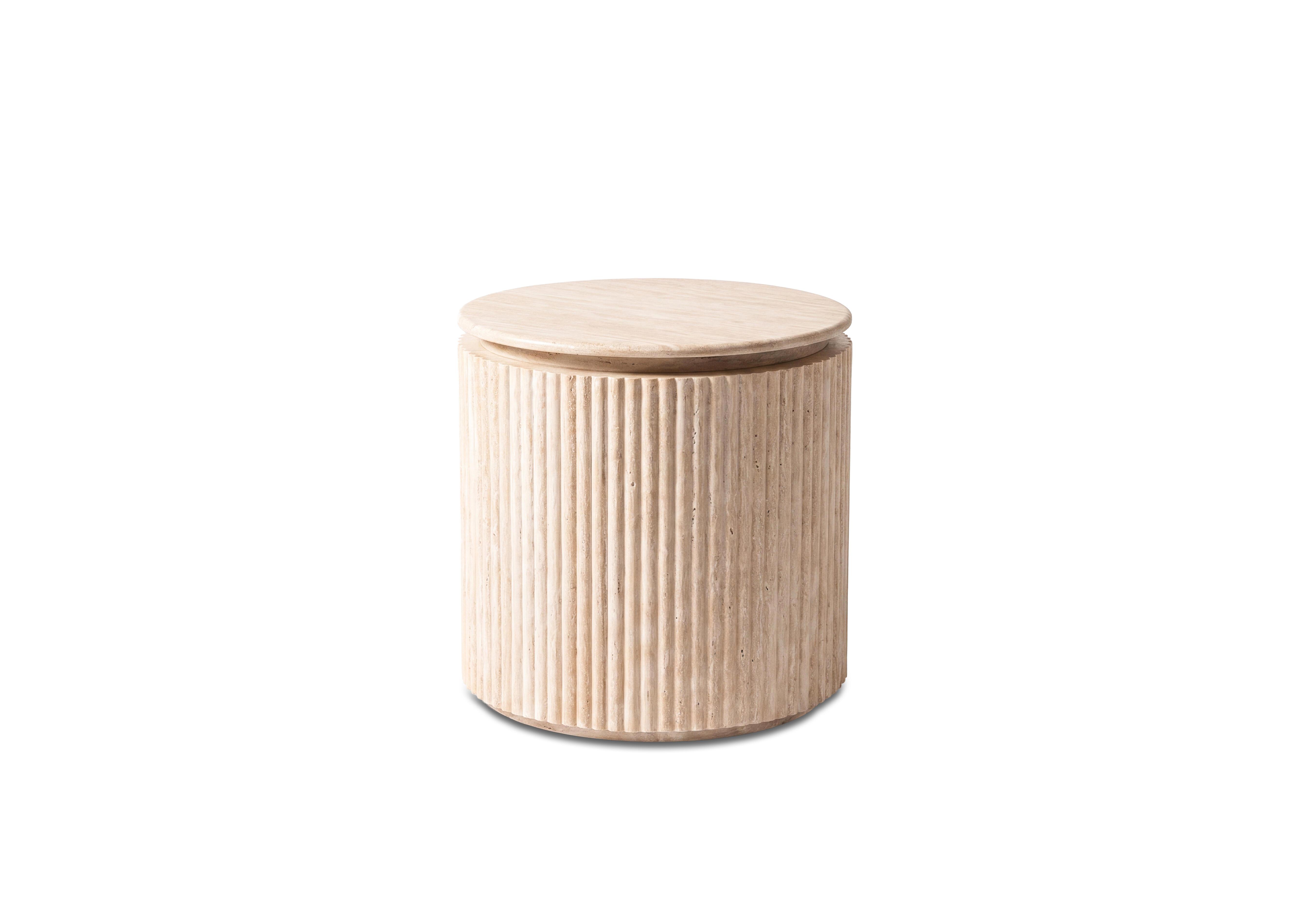 Romeo Round Lamp Table in  on Furniture Village