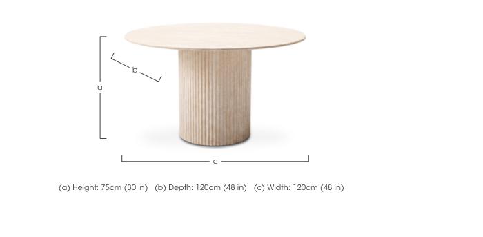 Romeo Round Dining Table in  on Furniture Village