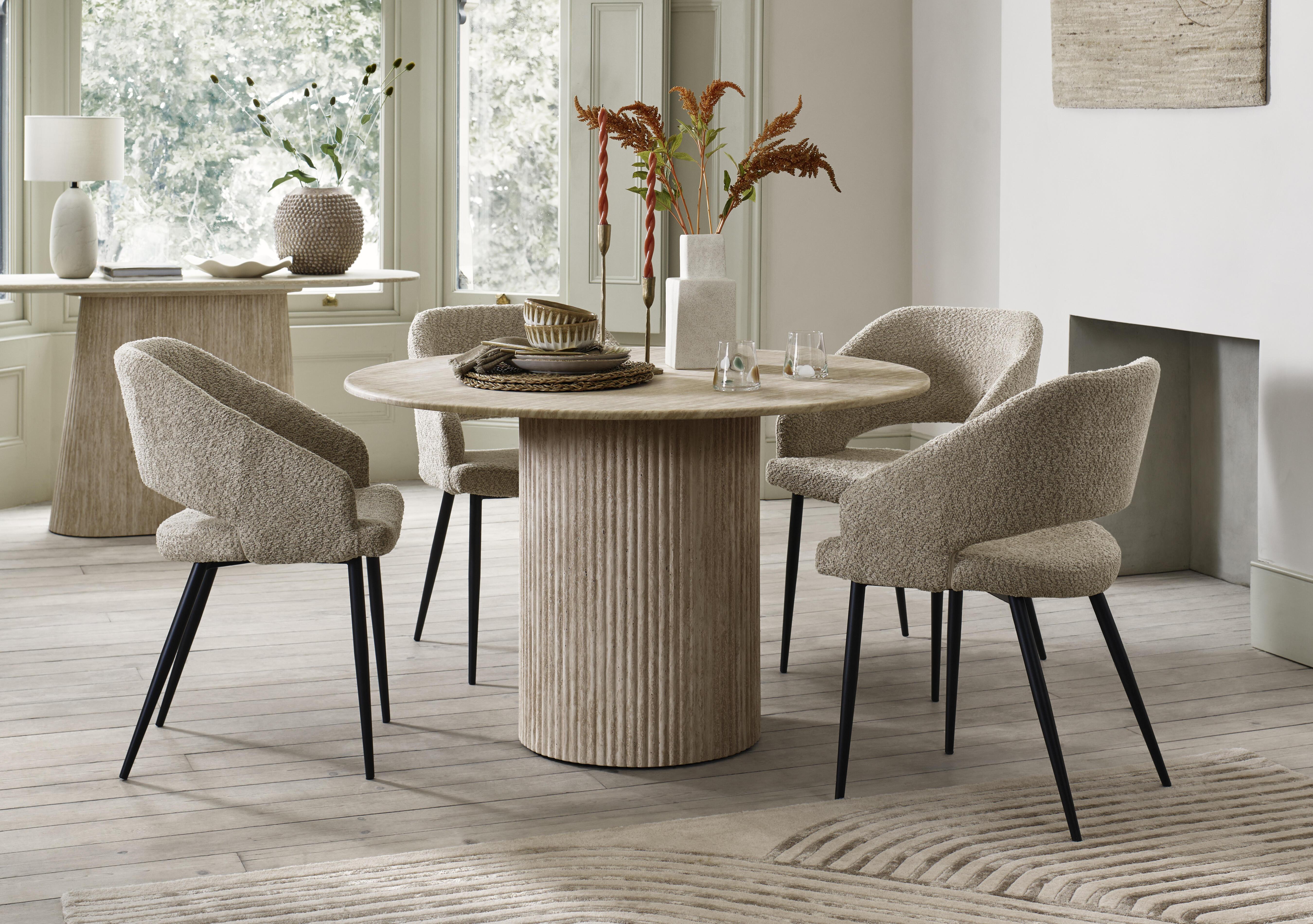 Romeo Round Dining Table in  on Furniture Village